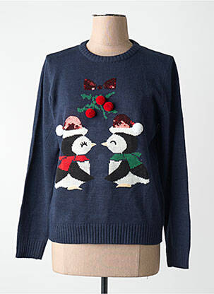 Pull manches longues manches longues bleu ONLY femme