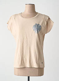 T-shirt beige GARCIA femme
