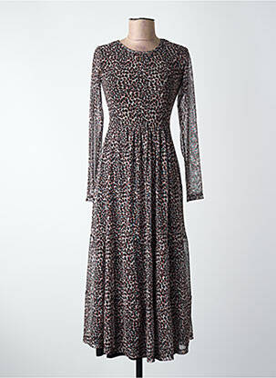 Robe longue marron ZABAIONE femme