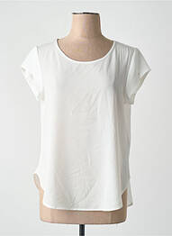 Chemisier manches courtes manches courtes beige ONLY femme
