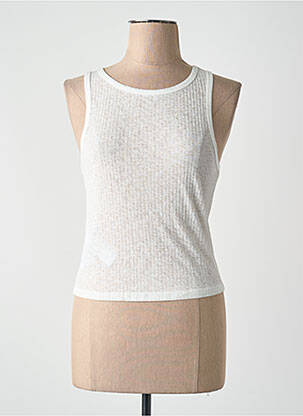 Débardeur blanc MANGO femme