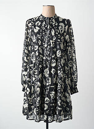Robe courte manches longues manches longues noir ONLY femme