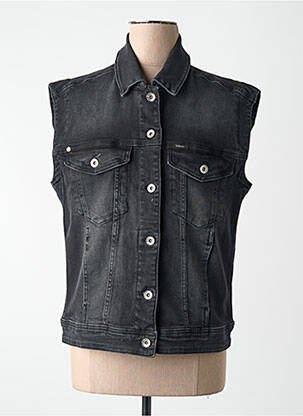 Veste en jean gris GARCIA femme