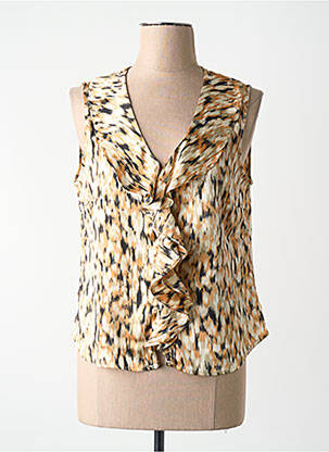 Blouse col v sans manche multicolore VERO MODA femme