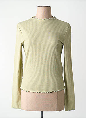 T-shirt manches longues manches longues vert ONLY femme