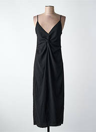 Robe mi-longue noir MANGO femme
