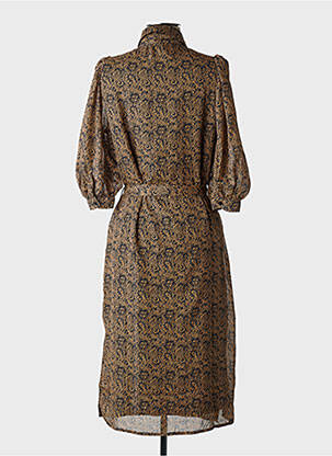 Robe longue marron VERO MODA femme