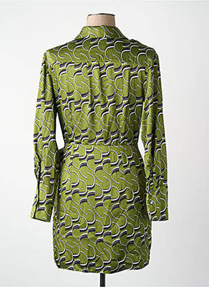 Robe courte vert MANGO femme