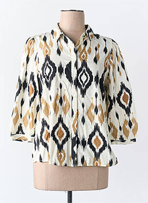 Chemisier manches 3/4 beige VERO MODA femme