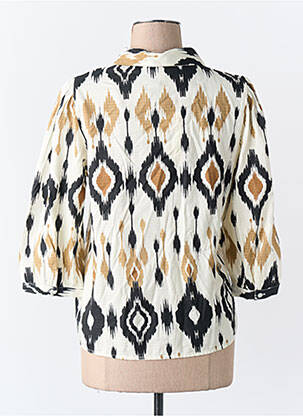 Chemisier manches 3/4 beige VERO MODA femme