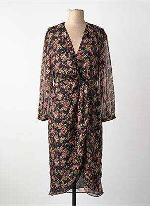 Robe longue noir MANGO femme