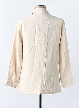 Blazer col tailleur beige JACQUELINE DE YONG femme