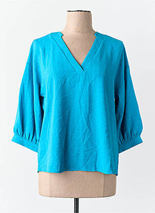 Blouse manches 3/4 manches 3/4 marron VERO MODA femme