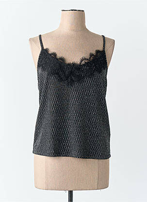 Débardeur col v noir ONLY femme