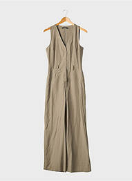 Combi-pantalon vert MANGO femme