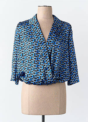 Chemisier bleu AMELIE & AMELIE femme