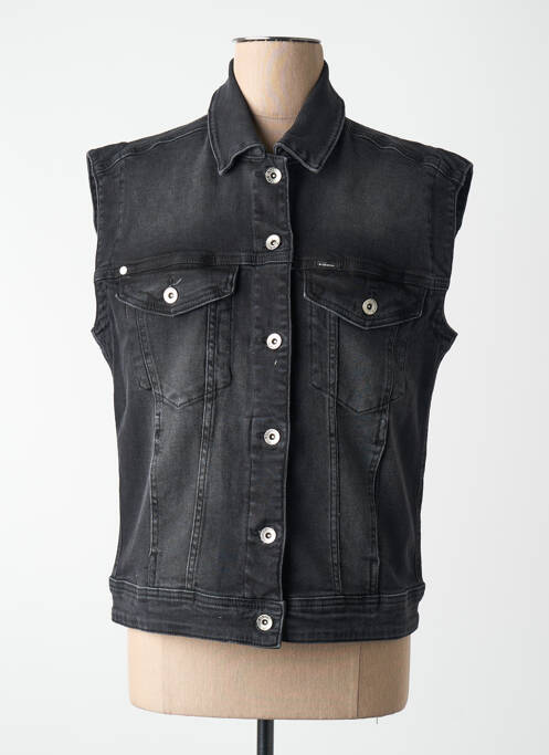 Veste en jean gris GARCIA femme