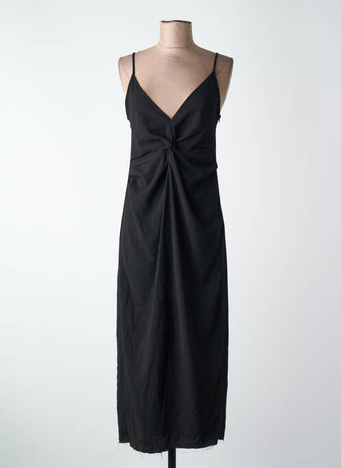 Robe mi-longue noir MANGO femme