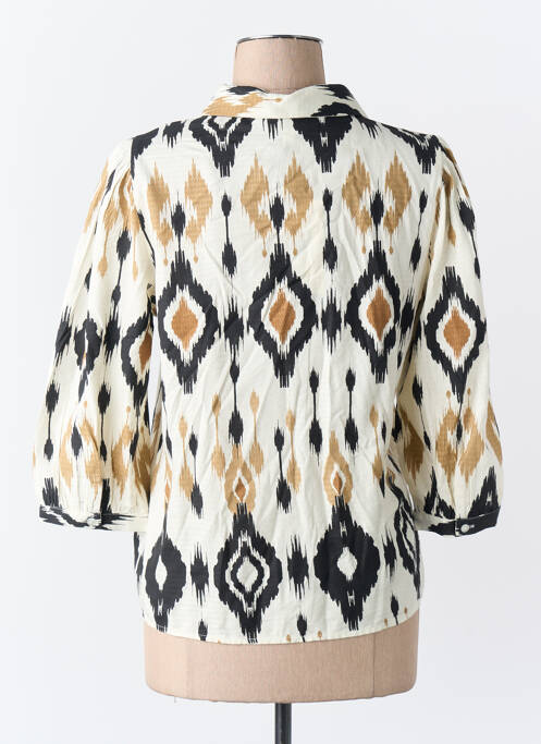 Chemisier manches 3/4 beige VERO MODA femme