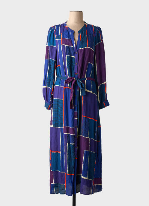 Robe longue violet CAROLL femme