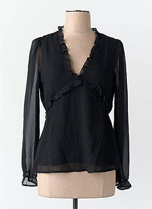 Chemisier manches longues manches longues noir VERO MODA femme