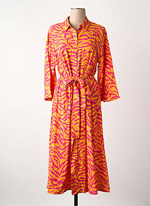 Robe longue orange VILA femme