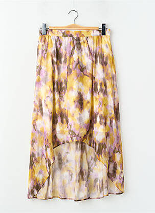 Jupe mi-longue multicolore MORGAN femme