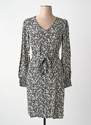 Robe mi-longue noir GARCIA femme