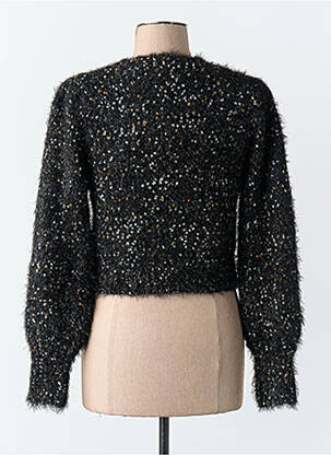 Pull col rond manches longues noir ONLY femme