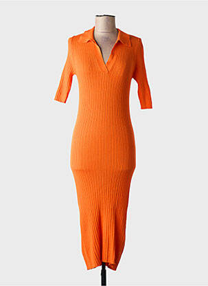 Robe courte orange VERO MODA femme