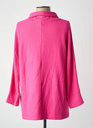Pull col roulé rose STREET ONE femme
