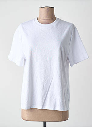 T-shirt col rond blanc OBJECT femme