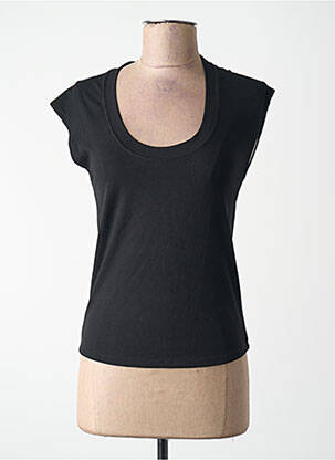 T-shirt noir MANGO femme