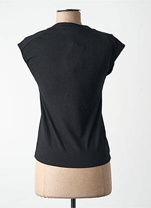 T-shirt noir MANGO femme