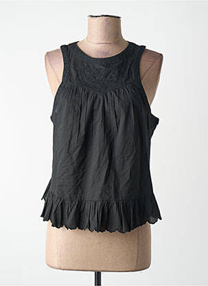 Débardeur noir MANGO femme