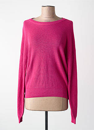 Pull col rond manches longues violet VERO MODA femme