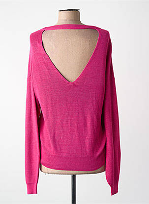 Pull col rond manches longues violet VERO MODA femme
