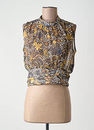 Blouse marron MORGAN femme