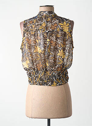 Blouse marron MORGAN femme