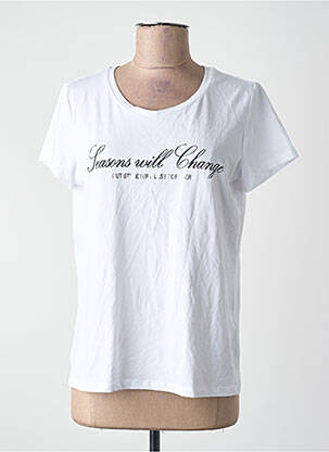 T-shirt blanc MORE & MORE femme