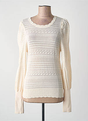 Pull beige MORGAN femme