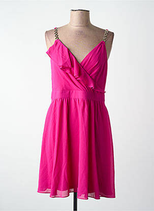 Robe courte rose MORGAN femme