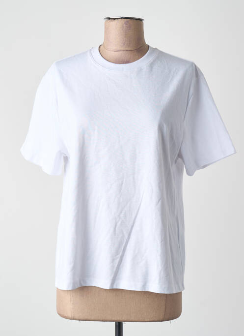T-shirt col rond blanc OBJECT femme