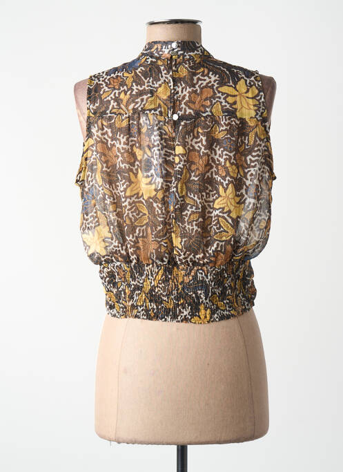 Blouse marron MORGAN femme