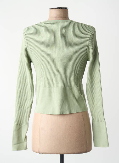 Gilet manches longues vert MORGAN femme