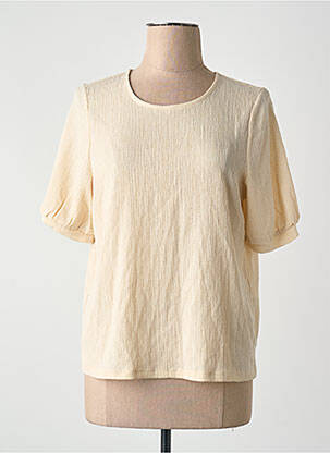 T-shirt coupe droite beige VERO MODA femme