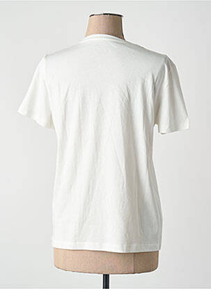 T-shirt coupe droite manches courtes blanc TOM TAILOR femme