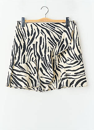 Jupe courte beige MANGO femme