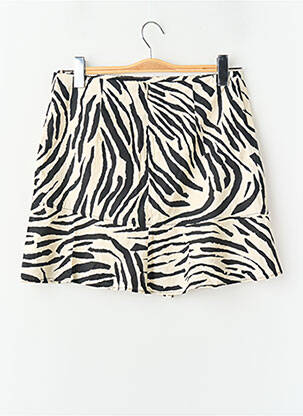 Jupe courte beige MANGO femme