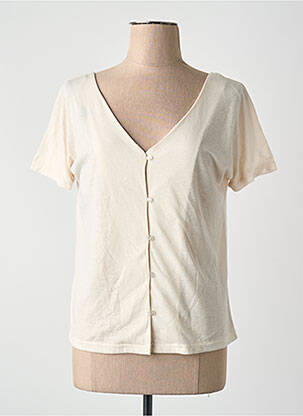 T-shirt beige VERO MODA femme